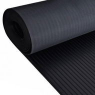 Detailed information about the product Rubber Floor Mat Anti-Slip 5 x 1 m Broad Ribbed