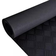 Detailed information about the product Rubber Floor Mat Anti-Slip 5 x 1 m Checker Plate