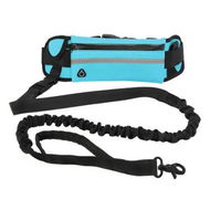 Detailed information about the product Running Waist Bag with Reflective Dog Walking Leash for Night Jogging with Leash for Outdoor Activities, Blue