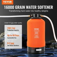 Detailed information about the product RV Water Softener, 16,000 Grain Portable Water Softener, with 3/4' Brass Fittings and 42' Hose, Soften Hard Water Filter System for RVs, Trailers, Boats, Mobile Car Washing, Pressure Washing