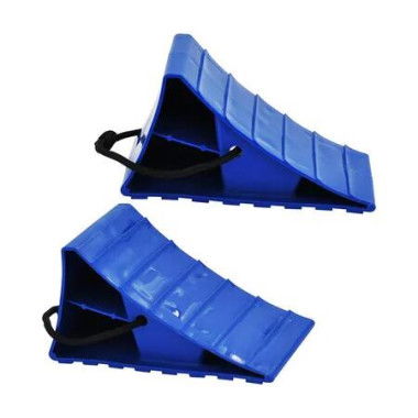 RV Wheel Chocks, Wheel Stoppers Camper Leveler,Leveling Blocks 20 L x 10 W x 11 H cm ,2 Pcs