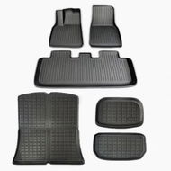 Detailed information about the product RYNOMATE Set of 6 Tesla Model-Y 2021-2024 Floor Mats (Black)