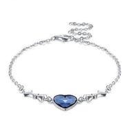 Detailed information about the product S925 Heart Sterling Silver Bracelet