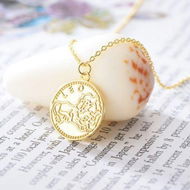 Detailed information about the product S925 Silver Coin Pendant Necklace