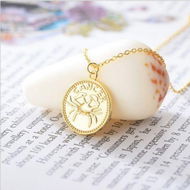 Detailed information about the product S925 Silver Coin Pendant Necklace