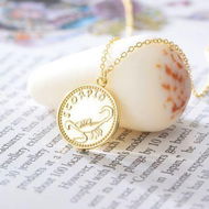 Detailed information about the product S925 Silver Coin Pendant Necklace