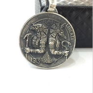 Detailed information about the product S925 Silver Coin Pendant Necklace