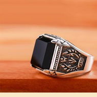 Detailed information about the product S925 Sterling Silver Gothic Ring