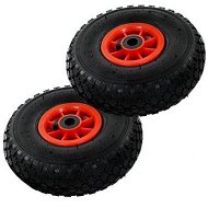 Detailed information about the product Sack Truck Wheels 2 pcs Rubber 3.00-4