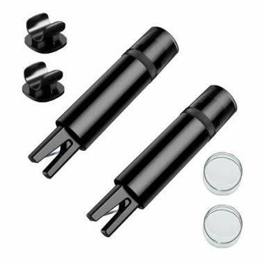 Safe Car Emergency Hammer,Car Windscreen Breaker with Seat Belt,Quick Cutter Emergency Window Breaker,Car Escape Emergency Tool (2 Pack Black)