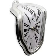 Detailed information about the product Salvador Dali Inspired Melting Clock: Decorative Table or Desk Clock with Flowing Time Design