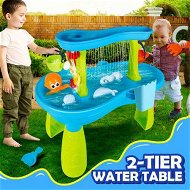 Detailed information about the product Sand Water Play Table 2 Tier Pool Toys Educational Beach Preschool Activity Summer Outdoor Backyard Kids Pretend Set