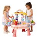 Sand Water Table Toy Water Pump Faucet Sensory Kids Girls Boys Battery Operated Elephant Splash Park Pretend Meal Fishing Playset COL PINK. Available at Crazy Sales for $59.99
