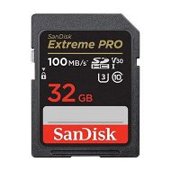 Detailed information about the product SanDisk 32GB Extreme PRO SDHC UHS-I Memory Card - C10, U3, V30, 4K UHD, SD Card - SDSDXXO-032G-GN4IN