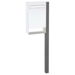 Sandleford Free Standing Letter Box Post Mount w/ Post & Key Lockable - White/Grey. Available at Crazy Sales for $104.95