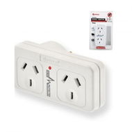 Detailed information about the product Sansai Surge Protected Adaptor Double Left Hand