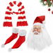 Santa 3 Piece Costume Set Latex Mask Fluffy Beard Scarf & Stocking Christmas White Bearded Old Man Latex Mask Christmas costume cosplay. Available at Crazy Sales for $24.99