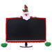 Santa Claus Doll Theme Computer Monitor Bezels Christmas Decorations Ideal For Computer Monitors Ranging From 19 To 27 Inches. Available at Crazy Sales for $19.99
