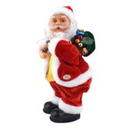 Detailed information about the product Santa Claus Electric Cute Cartoon Standing Funny Santa Toys with Music Christmas Decorations Xmas Electric Dolls for Kids