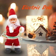 Detailed information about the product Santa Claus Electric Doll Christmas Ornament Hula Hoop Singing Dance