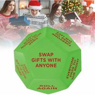 Detailed information about the product Santa Swap Gift Exchange Dice Game,Christmas Games for Family, Exchange Dice Game,12 Different Sides Gift Exchange Game,For Family Party