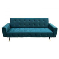 Detailed information about the product Sarantino Ava Tufted Velvet Sofa Bed -Green