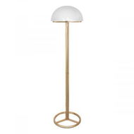 Detailed information about the product Sarantino Metal Floor Lamp In White Acrylic Shade