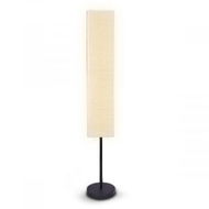 Detailed information about the product Sarantino Metal Floor Lamp with White Paper Wrinkle Shade Light Stand