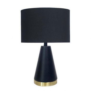 Sarantino Metal Table Lamp In Black And Gold