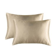 Detailed information about the product Satin Pillowcase Set Of 2 Silk Pillowcases For Hair And Skin Satin Pillow Covers 2 Pack With Envelope Closure (51*66cm Camel)