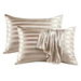 Satin Pillowcase Set of 2 Silk Pillow Cases For Hair and Skin Striped Rectangular Pillowcase 2 Pack with Envelope Closure (51*66cm khaki). Available at Crazy Sales for $9.99