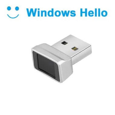 SB Fingerprint Reader for Windows 11/10 Hello Desktop, Laptop, 0.05s 360-Degree Sensor Security Device Login, Security Lock