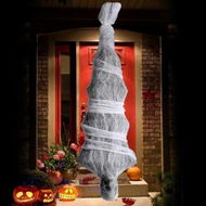 Detailed information about the product Scary Halloween Cocoon Corpse Decorations Life Size Hanging Outdoor Yard Tree Props 72 Inch Clearance
