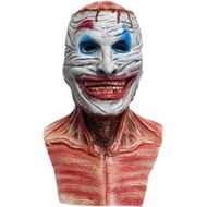 Detailed information about the product Scary Skull Mask Horrible Face Covering With Movable Jaw For Halloween