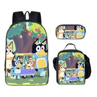 Detailed information about the product School Bag For Primary And Secondary School Students Three-Piece Set, Backpack+Shoulder Bag+Pencil Case