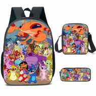 Detailed information about the product School Bag For Primary And Secondary School Students Three-Piece Set, Backpack+Shoulder Bag+Pencil Case