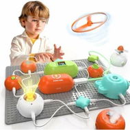 Detailed information about the product Science Kits for Kids, STEM Kits for Kids, Electronics Exploration Kit for Kids Boys Girls Ages 3 to 12