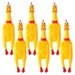 Screaming Chicken Dog Toys 6 Pack Large Yellow Rubber Squeaky Prank Novelty Toy 12 Inch. Available at Crazy Sales for $14.95
