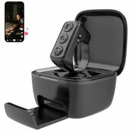 Detailed information about the product Scrolling Ring with Phone Holder,Phone Ebook APP Page Turn(Not for Kindle Device),Bluetooth Phone Remote for Camera Selfie,Video Record Music Control-Black