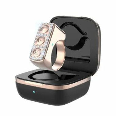 Scrolling Ring,Page Turner of iOS & Android Tablet Ebook Reading,Bluetooth Connected,Remote Control for iPhone Series,iPad, Android Phone(Pink)