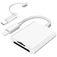 Detailed information about the product SD Card Reader for iPhone iPad Camera,Dual Card Slot Memory Card Reader Supports SD and TF Card Trail Camera Viewer Sd Card Adapter