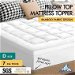S.E. Mattress Topper Bamboo White Pillowtop Protector Cover Pad Double 7cm. Available at Crazy Sales for $59.95