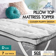 Detailed information about the product S.E. Mattress Topper Pillowtop Luxury Bedding Mat Pad Cover Double Size 7cm