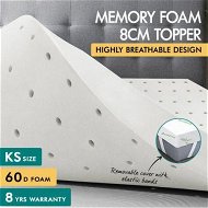 Detailed information about the product S.E. Memory Foam Topper Ventilated Mattress Bed Bamboo Cover Underlay 8 Cm KS