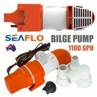 Detailed information about the product SEAFLO 1100GPH DC12V Automatic Bilge Pump Low Profile Water Pump for Boat Marine SFBP1-G1100-14A