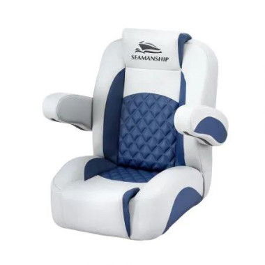Seamanship Reclining Captain Boat Seat 90æŽ³-155æŽ³ Recline, 19cm Thick Cushion
