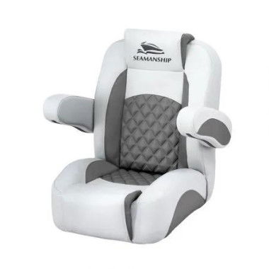 Seamanship Reclining Captain Boat Seat 90æŽ³-155æŽ³ Recline, 19cm Thick Cushion