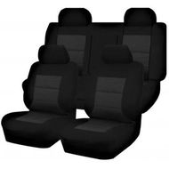 Detailed information about the product Seat Covers for FORD FALCON FG SERIES 05/2008 - 2016 4 DOOR SEDAN FR BLACK PREMIUM