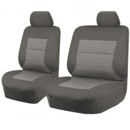 Detailed information about the product Seat Covers for TOYOTA LANDCRUISER 60.70.80 SERIES HZJ-HDJ-FZJ 1981 - 2010 TROOP CARRIER 4X4 SINGLE CAB CHASSIS FRONT BUCKET + _ BENCH GREY PREMIUM