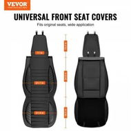 Detailed information about the product Seat Covers, Universal Car Seat Covers Front Seats, 2pcs Faux Leather Seat Cover, Semi-enclosed Design, Detachable Headrest and Airbag Compatible, for Most Cars SUVs and Trucks Black